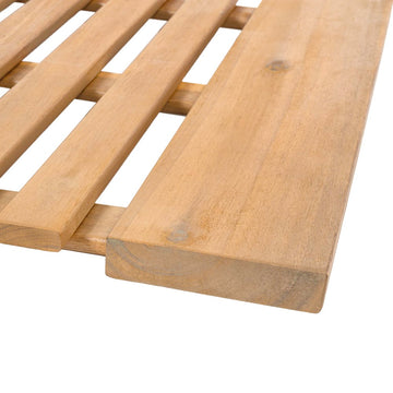 Paige Modern Classic Acacia Wood Slat Mat
